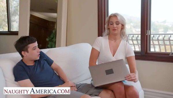 Blonde MILF Jordan Maxx Loves Young Cock - Big Tits & Deep Throat - xxxfiles.com - Usa - Jordan on poweredporn.com