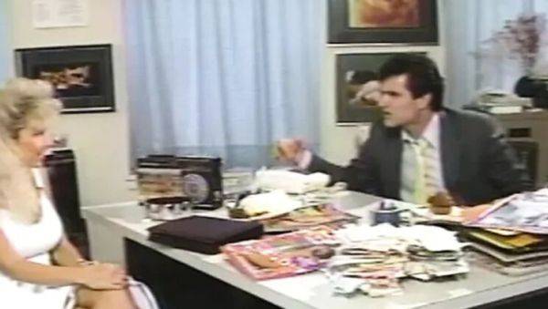 Blonde MILF Secretary Victoria Paris Rides Boss's Cock Deep - Big Tits & Cumshot - veryfreeporn.com on poweredporn.com