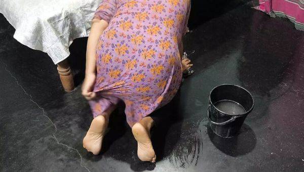 Desi Aunty Gets Dirty While Cleaning - Step Nephew Fucks Her Hard - porntry.com - India on poweredporn.com