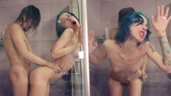 Hard Shower Sex & Face Cum For Tiny Russian Girl Laruna - Rough Homemade Fuck - veryfreeporn.com - Russia on poweredporn.com