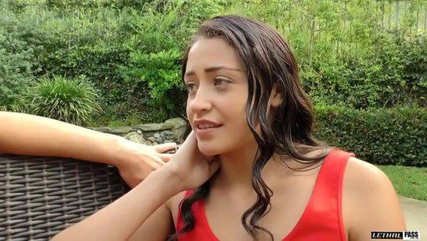 Hot blonde Avi Love gets wild anal orgasms from big dick - porntry.com on poweredporn.com