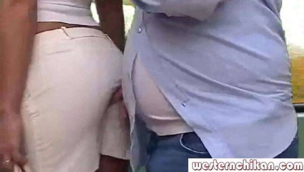 Hot Business Woman Gets Groped on Bus - Angelina Love & Tim Wetman - veryfreeporn.com on poweredporn.com