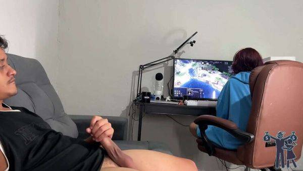 Hot MILF Catches Me Jerking Off & Gives Surprising Blowjob - Amateur Latina Brunette - porntry.com on poweredporn.com