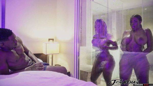 Ebony Threesome with Yum Thee Boss & Twins - Big Black Dick Creampie - xxxfiles.com on poweredporn.com