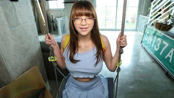 Stepbro Fucks Stepsister's Tight Pussy With Huge Cock - Creampie & Cum Swallow - veryfreeporn.com on poweredporn.com