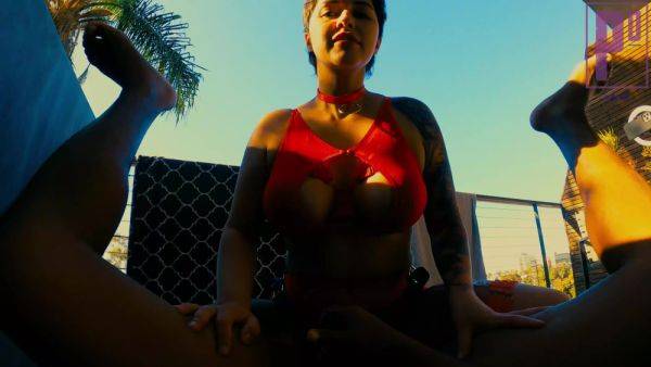 Outside Pegging - Summer Day - hclips.com on poweredporn.com