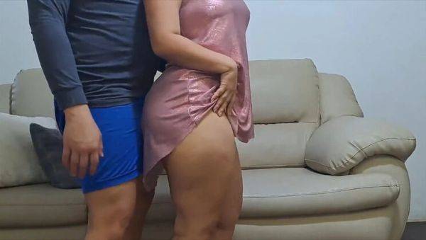 Hot Latina MILF Can't Resist Hard Cock Grinding Her Big Ass - Rough Doggy Style - porntry.com on poweredporn.com