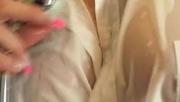 Hot German babes Caroline De Jaie & Demi Blue share a double dildo in steamy bedroom lesbian sex - veryfreeporn.com - Germany on poweredporn.com