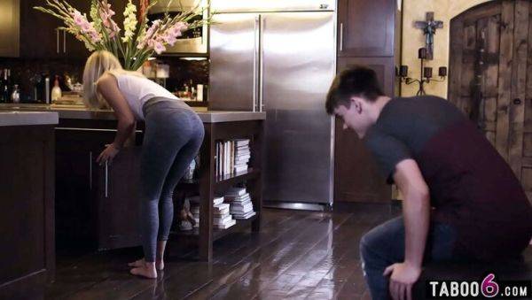 Petite MILF Mona Wales seduces stepson with her big ass and takes his anal pounding - veryfreeporn.com on poweredporn.com