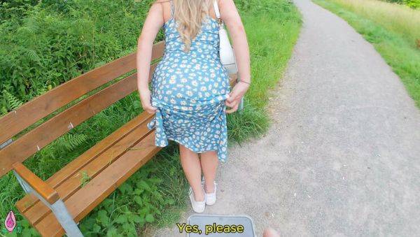 Hot German Amateur Litclit69 Gets Remote Vibrator Orgasm in Dress Before Rough Doggy Fuck - porntry.com - Germany on poweredporn.com