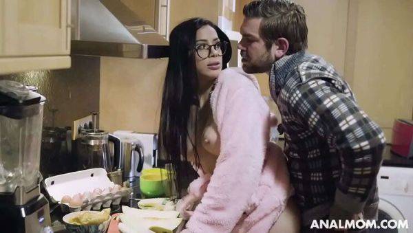 StepMom Cheats On Hubby With StepSon - Rough Anal & FaceFuck - porntry.com on poweredporn.com