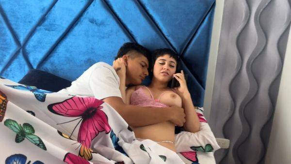 Horny Stepsister Moans on Call While I Pound Her Tight Ass - Manuela Alvarez - veryfreeporn.com - Venezuela - India on poweredporn.com