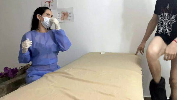 Hot Latina Doctor Gives Amazing Blowjob in Hospital Office - Big Ass & Natural Tits - veryfreeporn.com on poweredporn.com