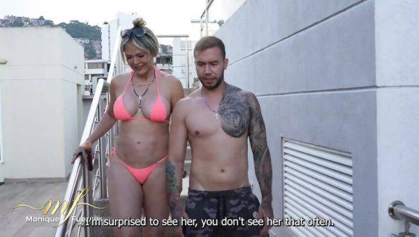 Horny Colombian MILF Monique Fuentes Fucks Young Neighbor Hard - Big Ass Latina Doggy Style & Cumshot - porntry.com - Colombia on poweredporn.com