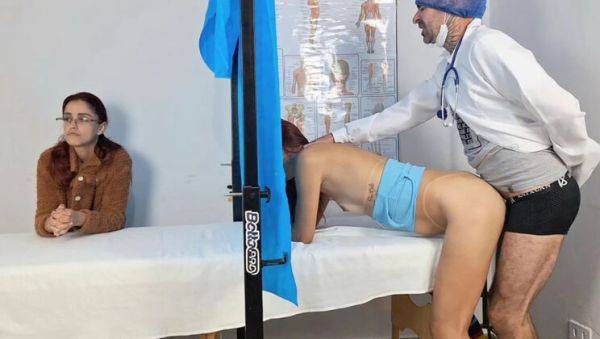 Stepmom Takes Teen to Gyno Exam - Redhead Squirting in Hospital Fetish - xxxfiles.com - Brazil on poweredporn.com