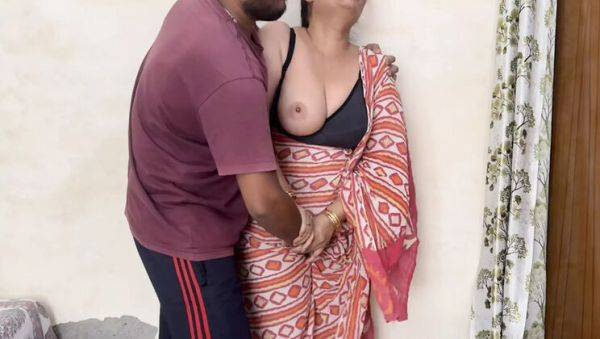 Desi Stepmom Seduced by Student - Big Natural Tits Blowjob & All Day Fucking - veryfreeporn.com - India on poweredporn.com