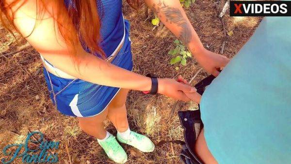 Morning Run Turns Hot When Stranger Fills My Panties With Cum - Real Public Creampie - porntry.com on poweredporn.com