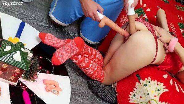 Amateur Teen Wife Takes Two Thrusting Dildos in Her Tight Pussy - Double Penetration DP DVP - xxxfiles.com on poweredporn.com