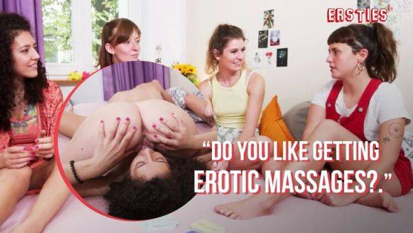 Hot German Amateur Lesbian Foursome - Card Game Turns Into Wild Pussy Licking & 69 - veryfreeporn.com - Germany on poweredporn.com