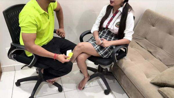 18yo Indian Schoolgirl Fucks Teacher in Hardcore BDSM Class - Full HD Movie - xxxfiles.com - India on poweredporn.com