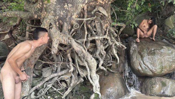 Hot Indian Teen Angela Fox Masturbates on Rock - Seduced for Rough Anal Sex - veryfreeporn.com - India - Japan - Colombia on poweredporn.com