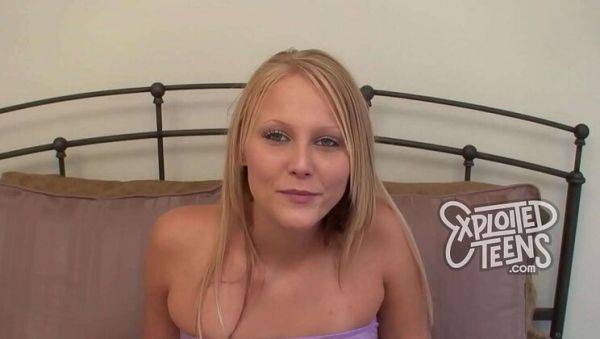 Blonde Teen Paige Starr Gets Her Tight Pink Pussy Filled by Big Cock - Amateur Casting POV - porntry.com on poweredporn.com