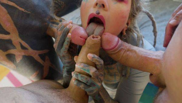 Anuskatzz Takes 3 Huge Cocks in Wild Anal Gangbang - Total Destruction Part 1 - xxxfiles.com on poweredporn.com