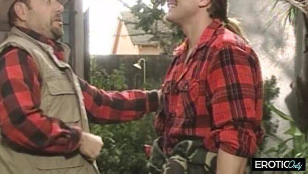 Hot Lumberjack Evan Stone Fucks Petite Bride Taylor Rain Hardcore - xxxfiles.com - Germany on poweredporn.com