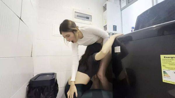 Hot Latina Stepsister Helps Me Wash Clothes - Lesbian Pussy Licking & Dirty Fun - veryfreeporn.com on poweredporn.com