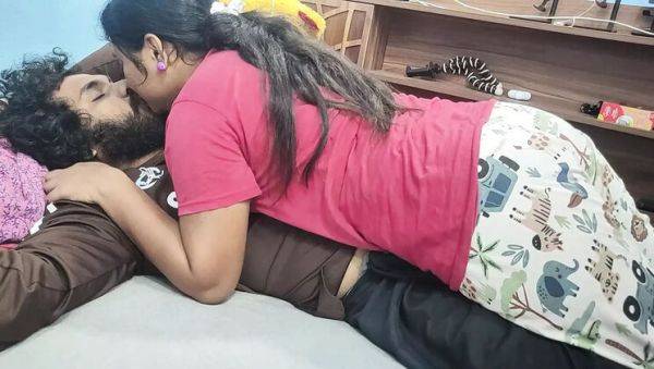 Hot Indian Step Sister Seduces Boy With Deep Throat Blowjob - Romantic Kissing & Nude Close-Up - veryfreeporn.com - India on poweredporn.com