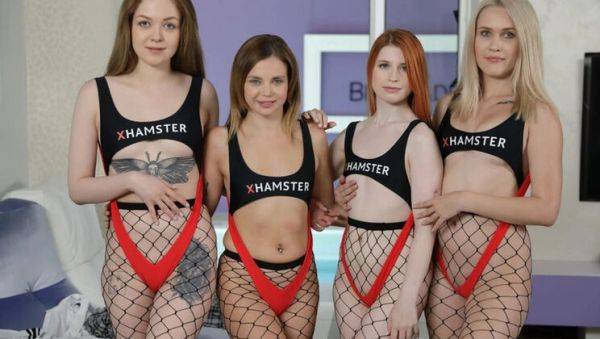 Hot Teens Una Fairy, Eva Barbie, Bella Grey & Aliska Dark Fuck Big Cock in Wild Pool Orgy - xxxfiles.com on poweredporn.com