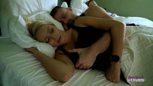 Blonde StepDaughter Vanessa Cage Fucks in Bed with StepDad - Threesome & Facial - porntry.com on poweredporn.com