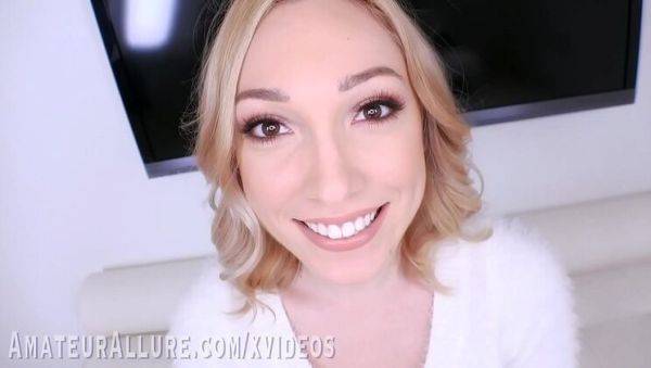 Lily Labeau & Peyton Coast Suck Hard Cock - Blonde Deepthroat & Cumshot - xxxfiles.com on poweredporn.com
