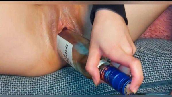 Hardcore Anal Fucking with a Bottle - Rough BDSM & Double Penetration - veryfreeporn.com on poweredporn.com