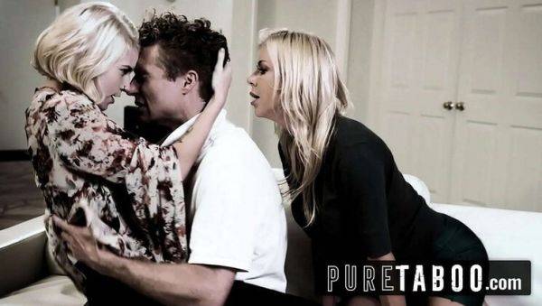 Stepmom Alexis Fawx Cheats with Stepson & Hot Teen in Wild Threesome - veryfreeporn.com on poweredporn.com