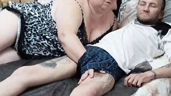 MILF Mother-in-Law Gives Deep Throat Blowjob & Makes Him Cum Hard - xxxfiles.com on poweredporn.com