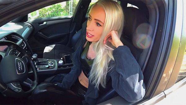 Hot Blonde in Latex Leggings Pulls Stranger for Public Doggy Style Fuck - xxxfiles.com - Germany on poweredporn.com
