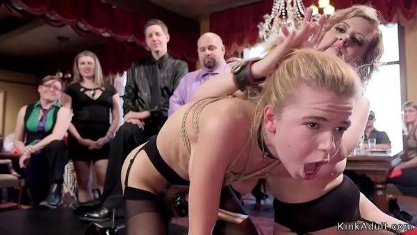 Blonde Alina West gets rough anal in wild suspension orgy - veryfreeporn.com on poweredporn.com