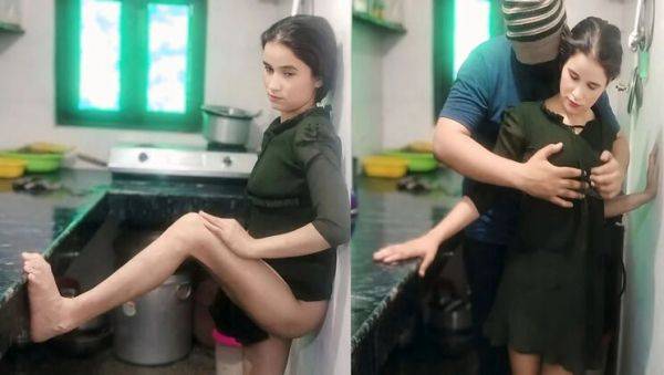 Desi Step Sister Fucked Hard by Step Brother in Kitchen - Rough Sex - porntry.com - India on poweredporn.com