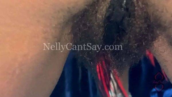 Nellycantsay Hairy Ebony Twerking in Thong - Bush & Natural Pussy Show - porntry.com on poweredporn.com