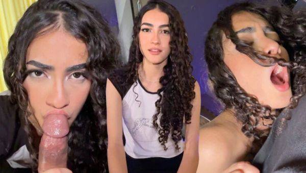 18yo Latina Teen Records Her First Sex Tape - Nervous Amateur Blowjob & Doggy Style - porntry.com - Chile - Colombia on poweredporn.com