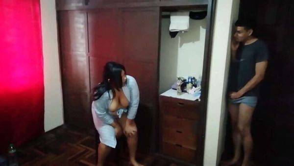 Step Sister Caught Masturbating - Hardcore Anal & Deepthroat Fuck with Big Tits Latina - porntry.com on poweredporn.com