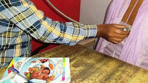 Hot Indian Doctor Fucks Patient with Big Natural Tits - Desi Sex - veryfreeporn.com - India on poweredporn.com