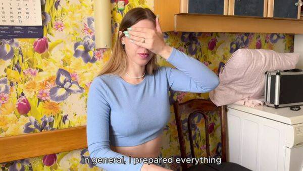 Blonde MILF Candy Or Dick? POV Blowjob & Big Cumshot On Her Face - veryfreeporn.com - Russia on poweredporn.com