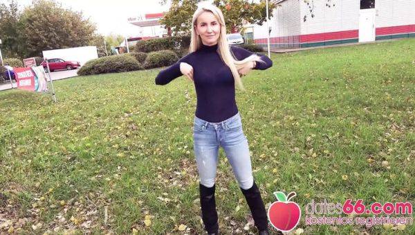 Hot Blonde Teens Fucked in Public - German Outdoor Sex with Andy Star & Tatiana Swank - veryfreeporn.com - Germany on poweredporn.com