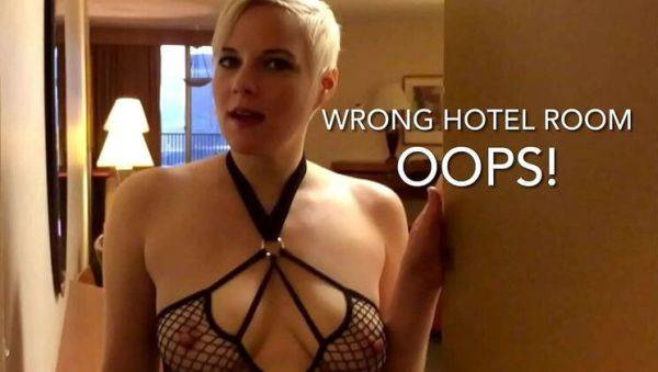 Wrong Room Fuck! Naughty Stranger Gives Blowjob & Ride - xxxfiles.com on poweredporn.com