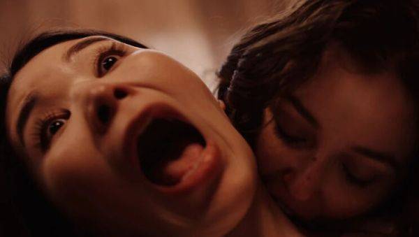 Hot Japanese Vampire Lesbian Sex - Rikako Katayama Dominated by Nerdy Leana Lovings in Gothic Horror Fuck - veryfreeporn.com - Japan on poweredporn.com