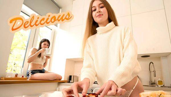 Hot Lesbian Teens Anna Boleyn & Bonnie Woods Scissoring & Pussy Licking - Shaved vs Bush Debate - xxxfiles.com on poweredporn.com