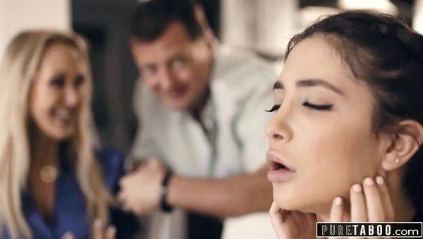 Brandi Love & Jane Wilde Threesome - Stepdad & Stepmom Fuck Teen Stepdaughter Hard - xxxfiles.com on poweredporn.com