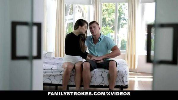 Hot Stepsis Sofie Reyez Sucks Deep While Stepdad's Away - FamilyStrokes - xxxfiles.com on poweredporn.com